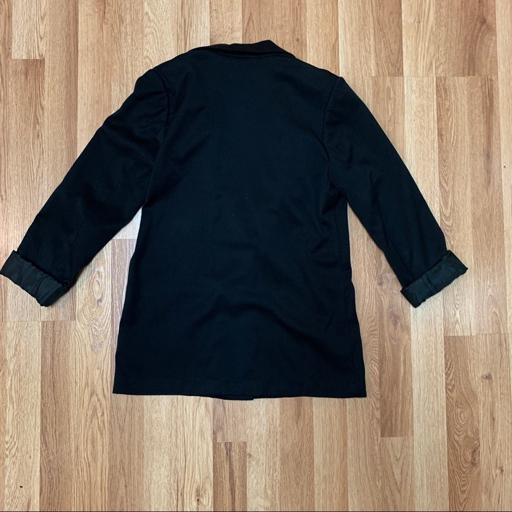 Black Single Button Blazer - image 2